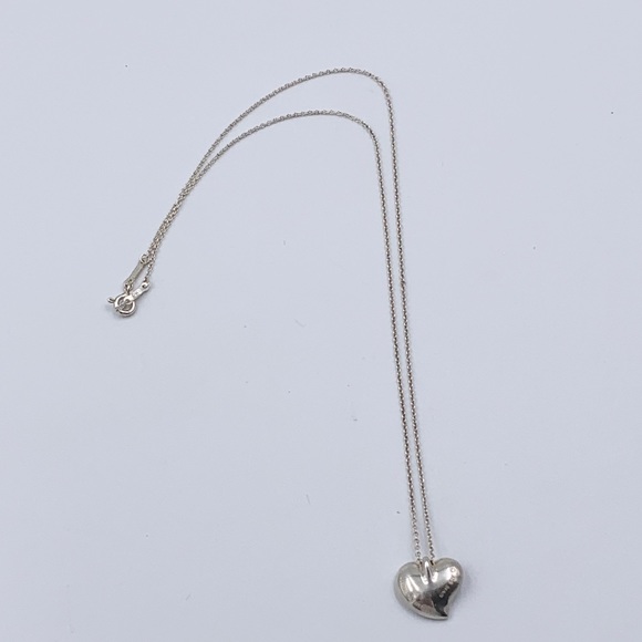 Authentic Tiffany & co silver full heart necklace - Picture 7 of 8
